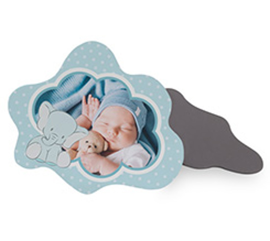 calamita nuvola con foto nascita bimbo