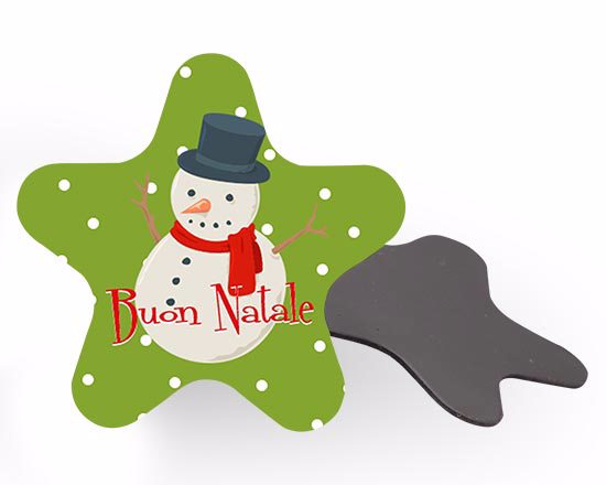 Calamita stella Pupazzo di neve