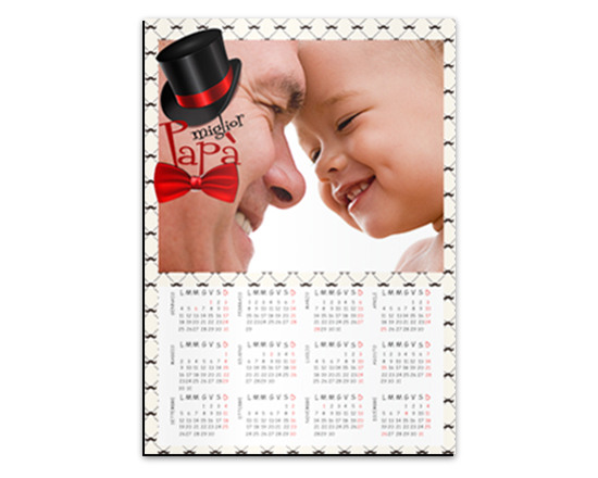 Calendario magnetico A3 Best Dad