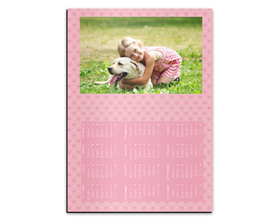 Calendario magnetico A3 Bimba