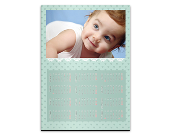 Calendario magnetico A3 Bimbo