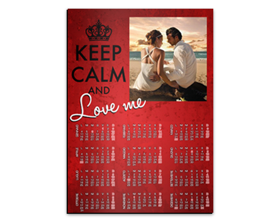 Calendario magnetico A3 Keep calm
