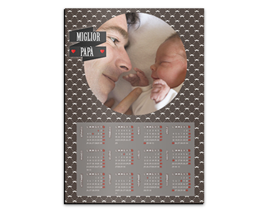 Calendario magnetico A3 Miglior Papa