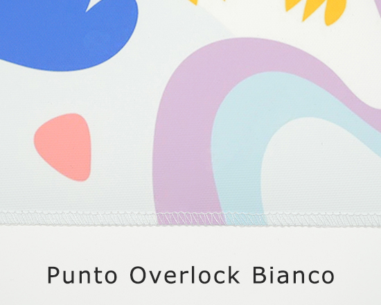 Canvas con punto overlock