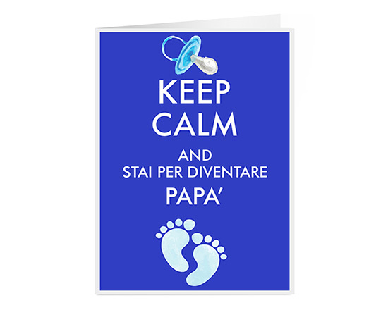 Biglietto auguri per neo papà