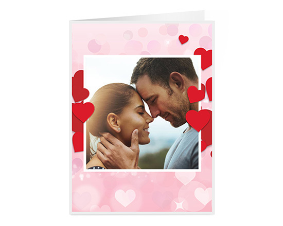 Biglietto auguri Storm of hearts con foto