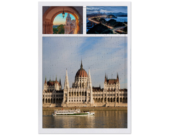 Scopri tutti le grafiche collage per i puzzle con cornice A3