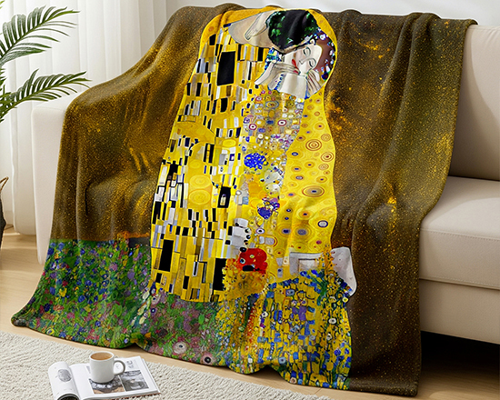 plaid con stampa personalizzata