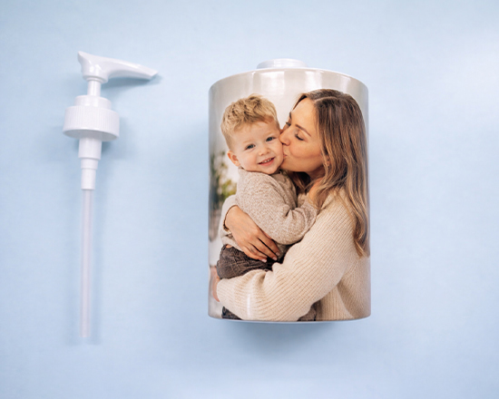 Particolare ceramica con dispenser