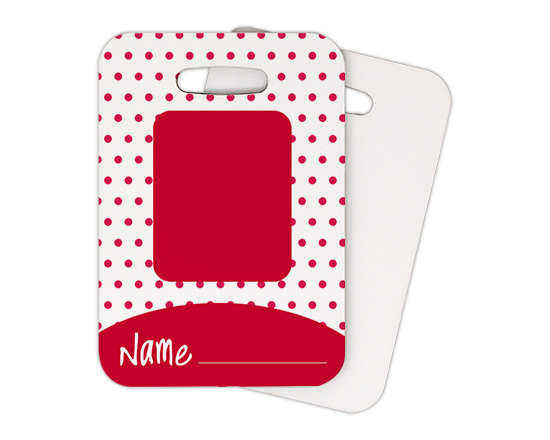 Etichette in legno da personalizzare con foto e nome