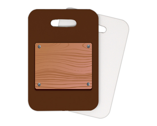 Targhetta per valigia in legno da personalizzata con i tuoi dati