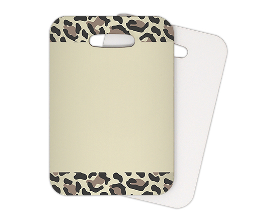 Etichetta valigia in legno grafica animalier