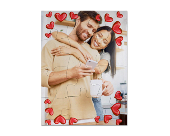 Puzzle Magnetici Rettangolari grandi per San Valentino