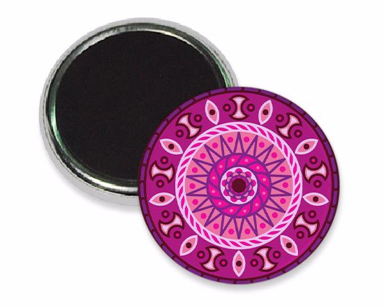 Magnete da frigo fucsia