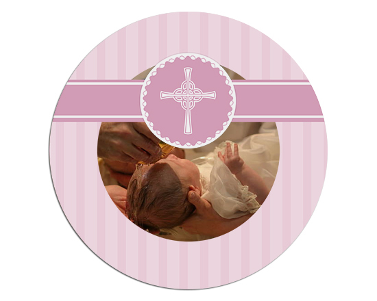 Mousepad tondo Baptism her