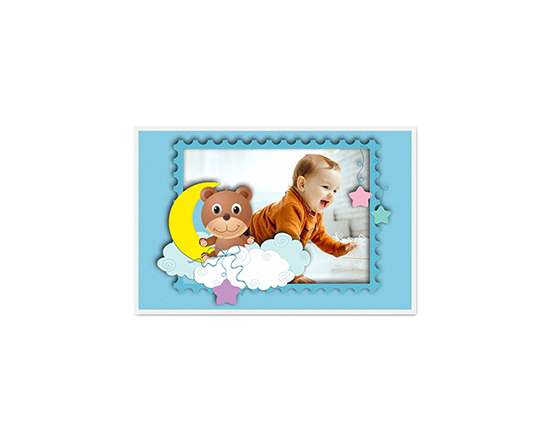 Biglietto auguri con orsetto per bambini