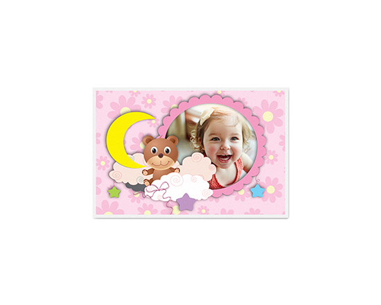 Biglietto auguri con grafica a tema per bambini