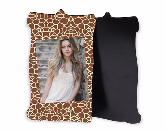 Pergamena magnetica con foto e grafica animalier