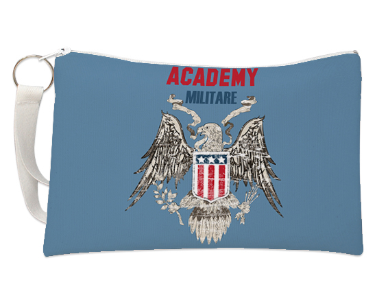 Pochette con grafica accademia militare