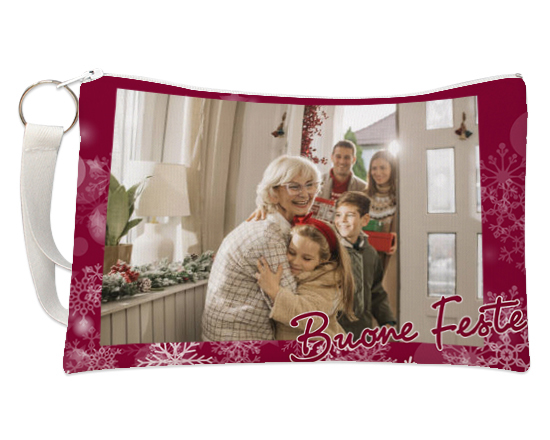 Pochette con grafica buone feste