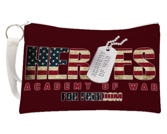 Pochette con grafica heroes