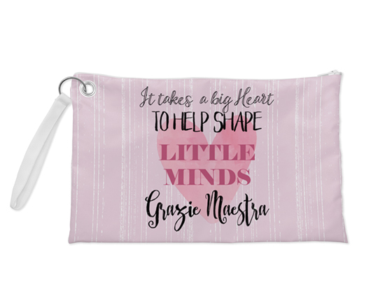 Pochette con grafica little minds