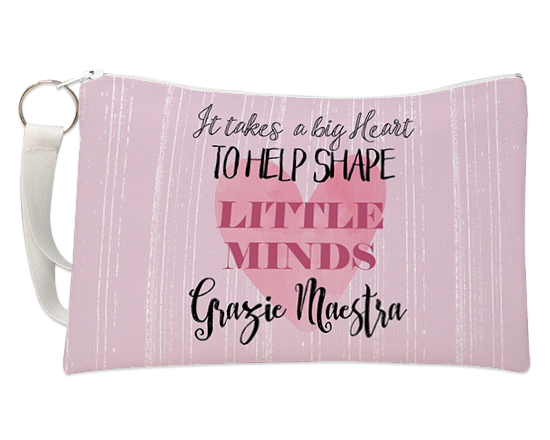 Pochette con grafica little minds