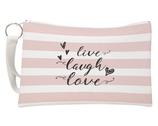 Pochette con grafica live love