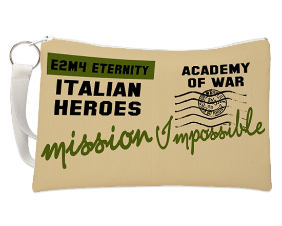 Pochette con grafica mission impossible