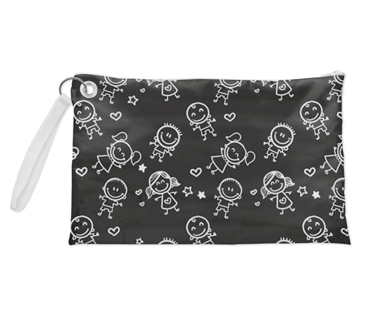 Pochette con grafica bimbi