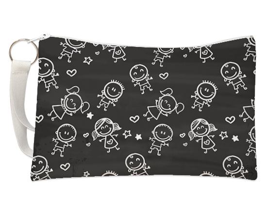 Pochette con grafica bimbi