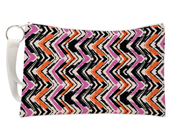 Pochette con grafica fashion