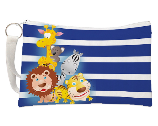 Pochette con grafica zoo