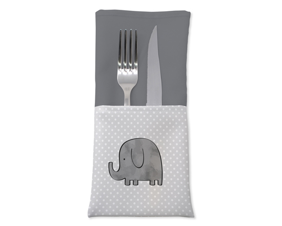 Elefantino grigio per il portaposate