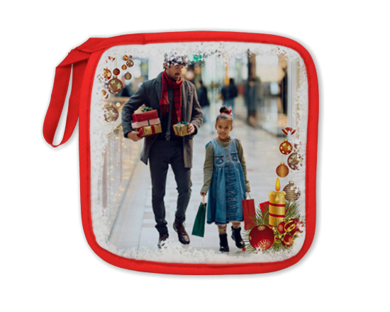 Addobbi natalizi per la tua presina dal bordo rosso