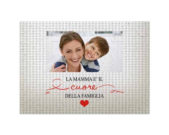 personalizza il puzzle con grafica per la mamma