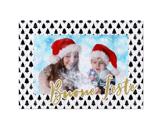 Grafica di Buon Natale per il tuo puzzle A3 personalizzato