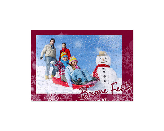 Puzzle formato A4 Buone feste