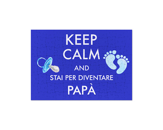 Puzzle formato A4 Keep calm dad