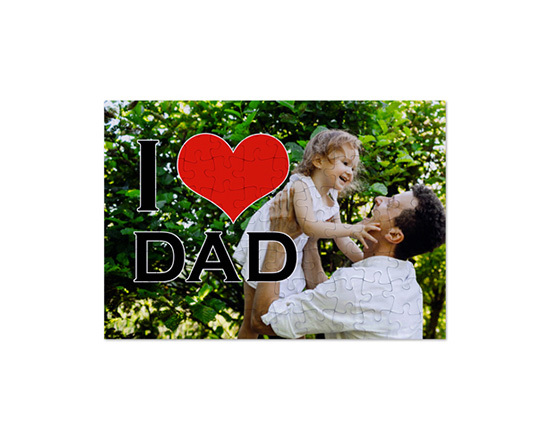 Puzzle formato A4 Love dad