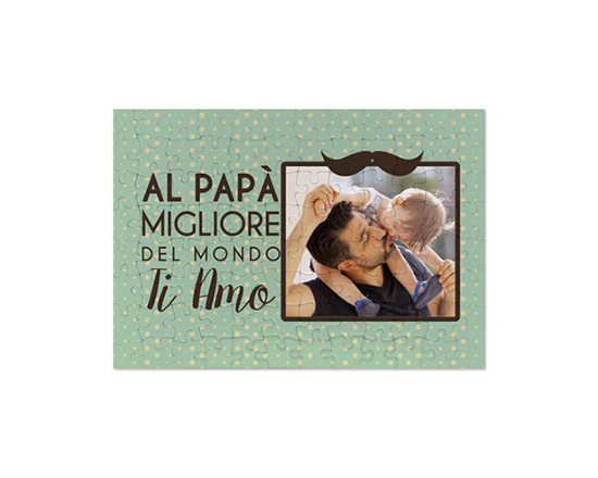 Puzzle formato A4 per festa del papa