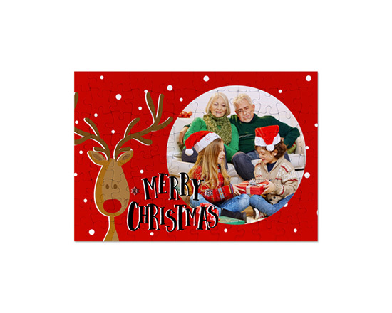 Puzzle formato A4 con renna