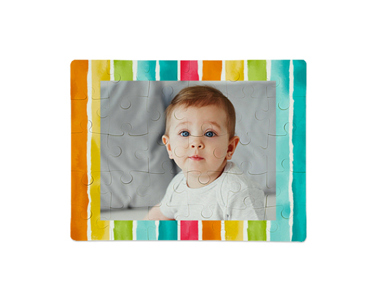Puzzle Baby 24x19 “Arcobaleno” personalizzabile