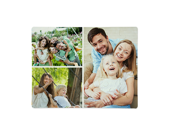 Puzzle Baby 24x19 “Collage 3 riquadri” personalizzabile