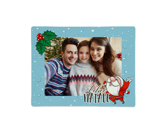 Puzzle Baby 24x19 “felice Natale” personalizzabile