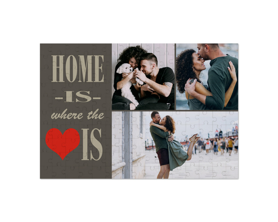 Puzzle Big in legno Home is here