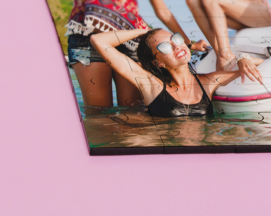 Puzzle in legno 25x36 cm da 96 pezzi oppure 150 pezzi