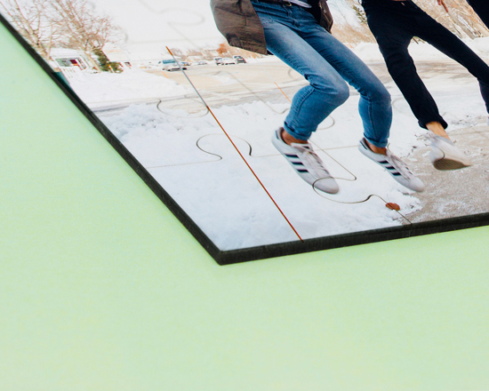 Puzzle in legno 25x17 cm da 30 o 96 pezzi