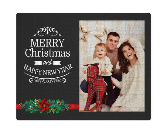 Puzzle Medio 51x41 “Merry Christmas” personalizzabile