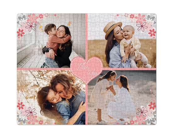 Puzzle Medio 51x41 per la mamma personalizzabile